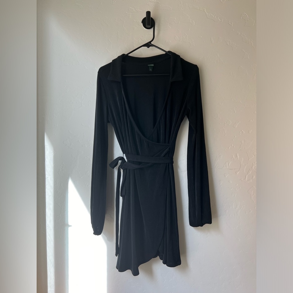 Wild Fable Black wrap dress